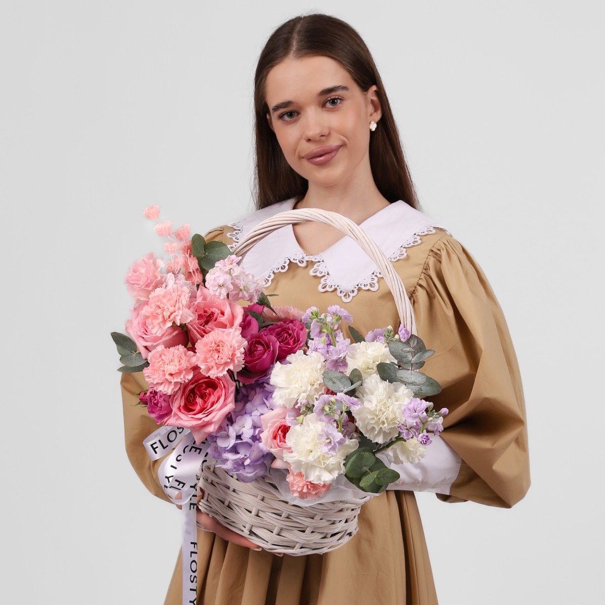 Korzina s cvetami 5